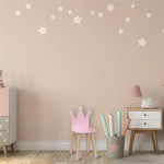 Paris Prix Chaise Enfant En Bois "Couronne" 54cm Rose