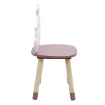 Paris Prix Chaise Enfant "Madame Princesse" 57cm Rose