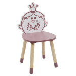paris prix Chaise Enfant "Madame Princesse" 57cm Rose