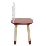 Paris Prix Chaise Enfant "Monsieur Costaud" 53cm Rouge