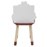 Paris Prix Chaise Enfant "Monsieur Costaud" 53cm Rouge