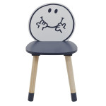 Paris Prix Chaise Enfant "Monsieur Heureux" 52cm Bleu