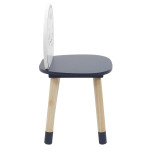 Paris Prix Chaise Enfant "Monsieur Heureux" 52cm Bleu