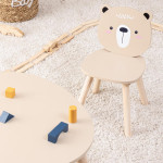 Paris Prix Chaise Enfant Ourson "Douceur" 46cm Multicolore