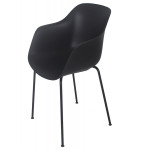 Paris Prix Chaise Intérieur & Extérieur "Bettye" 81cm Noir