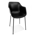 paris prix Chaise Intérieur & Extérieur "Bettye" 81cm Noir