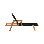 Paris Prix Chaise Longue En Bois "Little John" 115cm Naturel