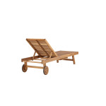 Paris Prix Chaise Longue En Bois "Luzon" 200cm Naturel