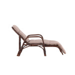 Paris Prix Chaise Longue En Rotin "Nella" 177cm Noyer