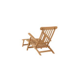 Paris Prix Chaise Longue En Teck "Kenya" 150cm Naturel