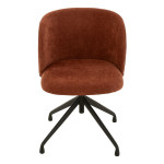 Paris Prix Chaise Pivotante Design "Gena" 56cm Bordeaux