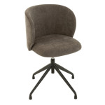 paris prix Chaise Pivotante Design "Gena" 56cm Gris Foncé