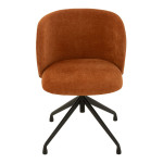 Paris Prix Chaise Pivotante Design "Gena" 56cm Rouille