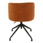 Paris Prix Chaise Pivotante Design "Gena" 56cm Rouille