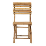 Paris Prix Chaise Pliable Design "Bambou" 98cm Naturel