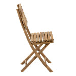 Paris Prix Chaise Pliable Design "Bambou" 98cm Naturel