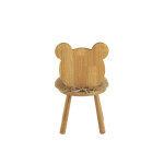 Paris Prix Chaise Pour Enfant En Bois "Ours" 61cm Naturel