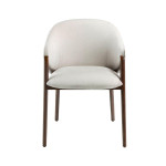 Paris Prix Chaise Rembourrée Design "Tania" 78cm Beige