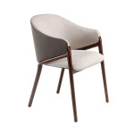 paris prix Chaise Rembourrée Design "Tania" 78cm Beige