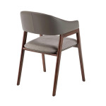 Paris Prix Chaise Rembourrée Design "Tania" 79cm Gris