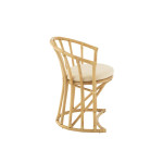 Paris Prix Chaise Rotin & Coussin "Howard" 70cm Naturel