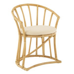 paris prix Chaise Rotin & Coussin "Howard" 70cm Naturel