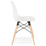 Paris Prix Chaise Scandinave Design "Bantry" 83cm Blanc