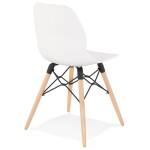Paris Prix Chaise Scandinave Design "Bantry" 83cm Blanc