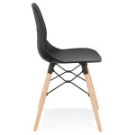 Paris Prix Chaise Scandinave Design "Bantry" 83cm Noir