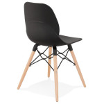 Paris Prix Chaise Scandinave Design "Bantry" 83cm Noir