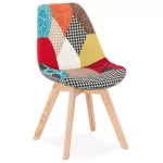 paris prix Chaise Scandinave Patchwork "Aury" 82cm Multicolore