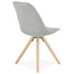 Paris Prix Chaise Scandinave "Yolanda" 82cm Gris & Naturel