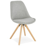 paris prix Chaise Scandinave "Yolanda" 82cm Gris & Naturel
