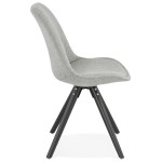 Paris Prix Chaise Scandinave "Yolanda" 82cm Gris & Noir