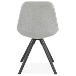 Paris Prix Chaise Scandinave "Yolanda" 82cm Gris & Noir