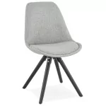 paris prix Chaise Scandinave "Yolanda" 82cm Gris & Noir