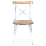 Paris Prix Chaise Vintage "Aranja" 89cm Naturel & Blanc