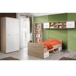 Paris Prix Chambre Complète Enfant 4P "Dino I" Chêne & Blanc