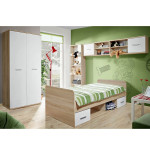 paris prix Chambre Complète Enfant 4P "Dino I" Chêne & Blanc