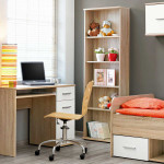 Paris Prix Chambre Complète Enfant 4P "Dino III" Chêne & Blanc