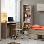 Paris Prix Chambre Complète Enfant 5P "Dino IV" Chêne & Blanc