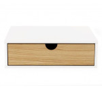 paris prix Chevet Mural Design en Bois "Tafar" 40cm Blanc