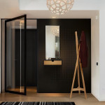 Paris Prix Chevet Mural Design En Bois "Tafar" 40cm Noir