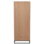 Paris Prix Chiffonnier 3 Tiroirs "Miraza" 158cm Naturel & Noir