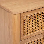 Paris Prix Chiffonnier 4 Tiroirs "Tiria" 103cm Marron