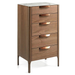 Paris Prix Chiffonnier 5 Tiroirs "Bosca" 107cm Naturel