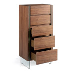 Paris Prix Chiffonnier 5 Tiroirs "Delma" 119cm Naturel