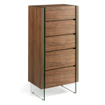 paris prix Chiffonnier 5 Tiroirs "Delma" 119cm Naturel