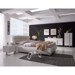 Paris Prix Chiffonnier 5 Tiroirs Design "Laura" 60cm Blanc Laqué