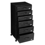 Paris Prix Chiffonnier 6 Tiroirs En Métal "Sevin" 96cm Gris